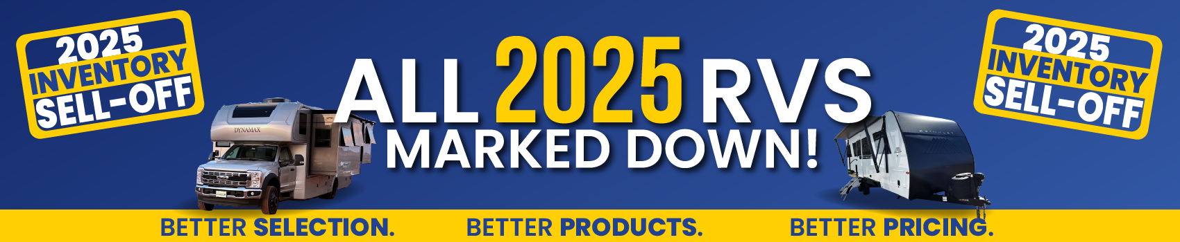 2025 RVs Marked Down